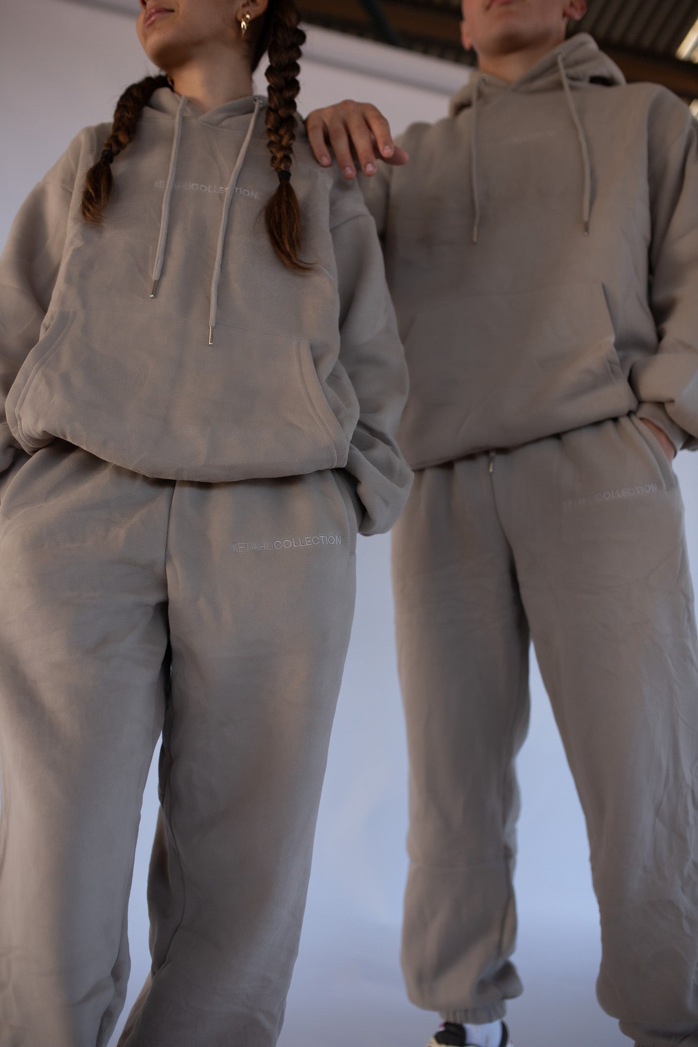 The Boyfriend Trackies - Taupe