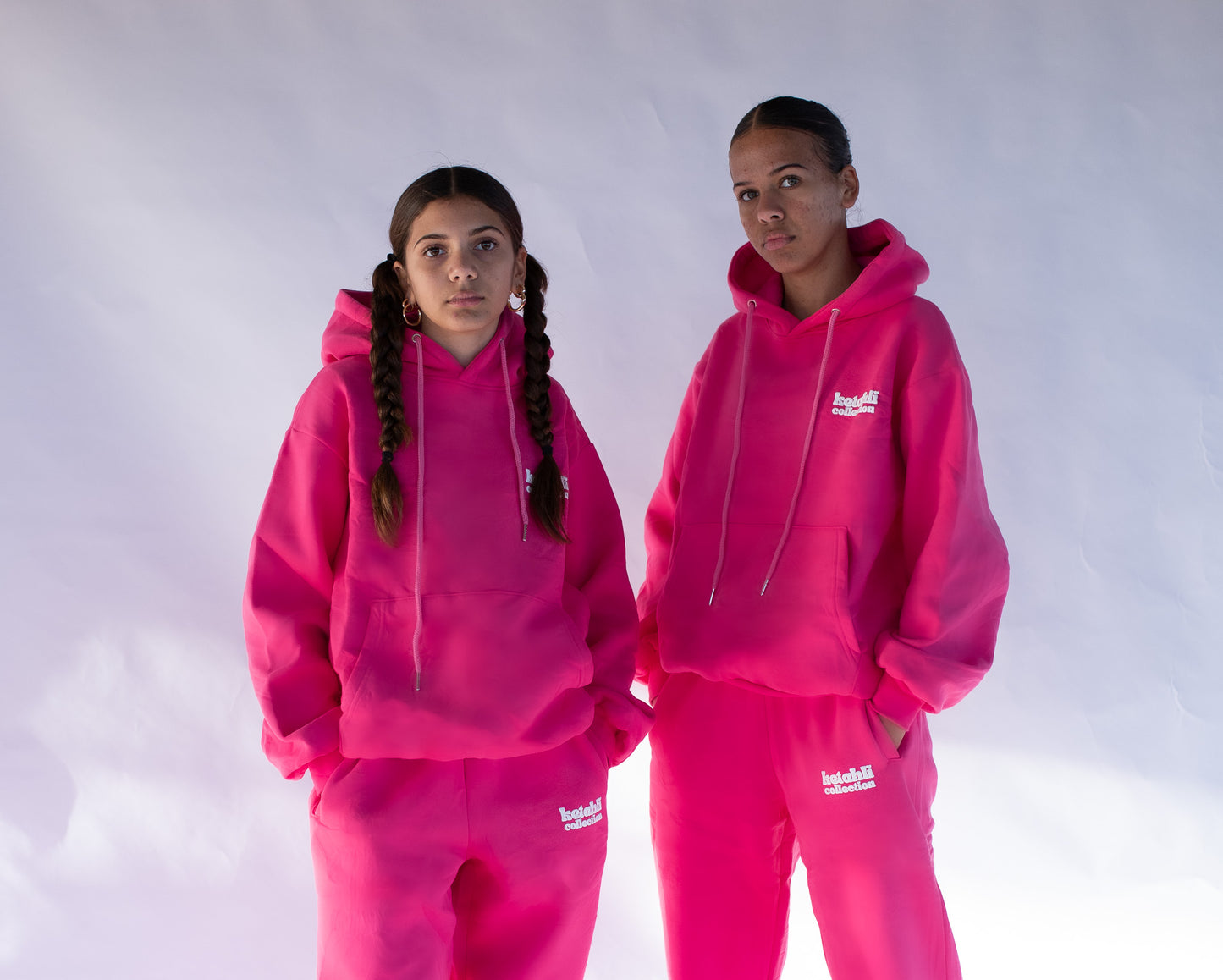 The Boyfriend Hoodie - Hot Pink