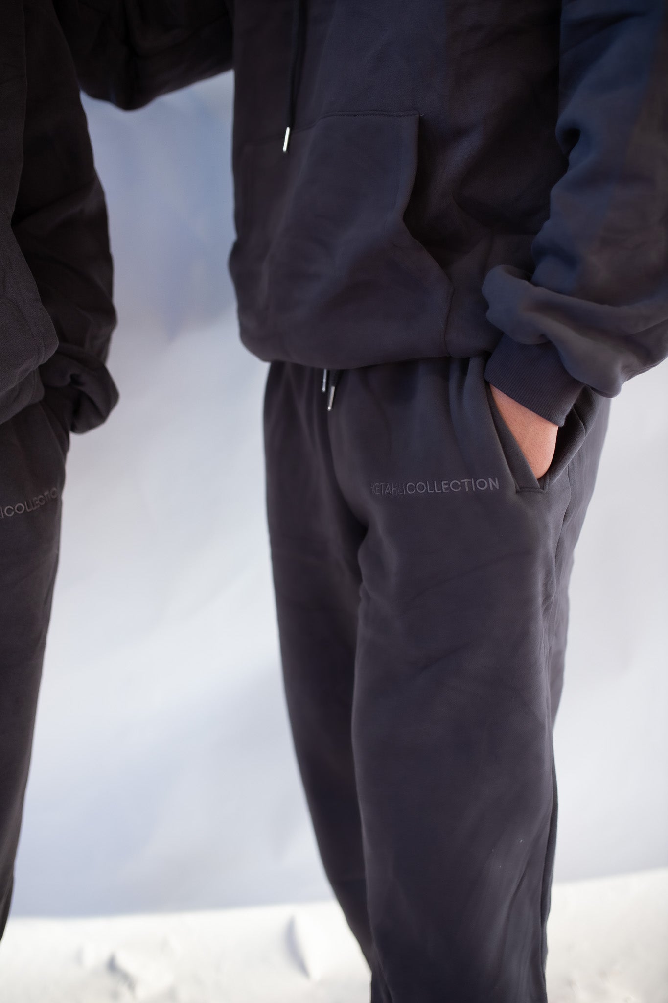 The Boyfriend Trackies -  Charcoal