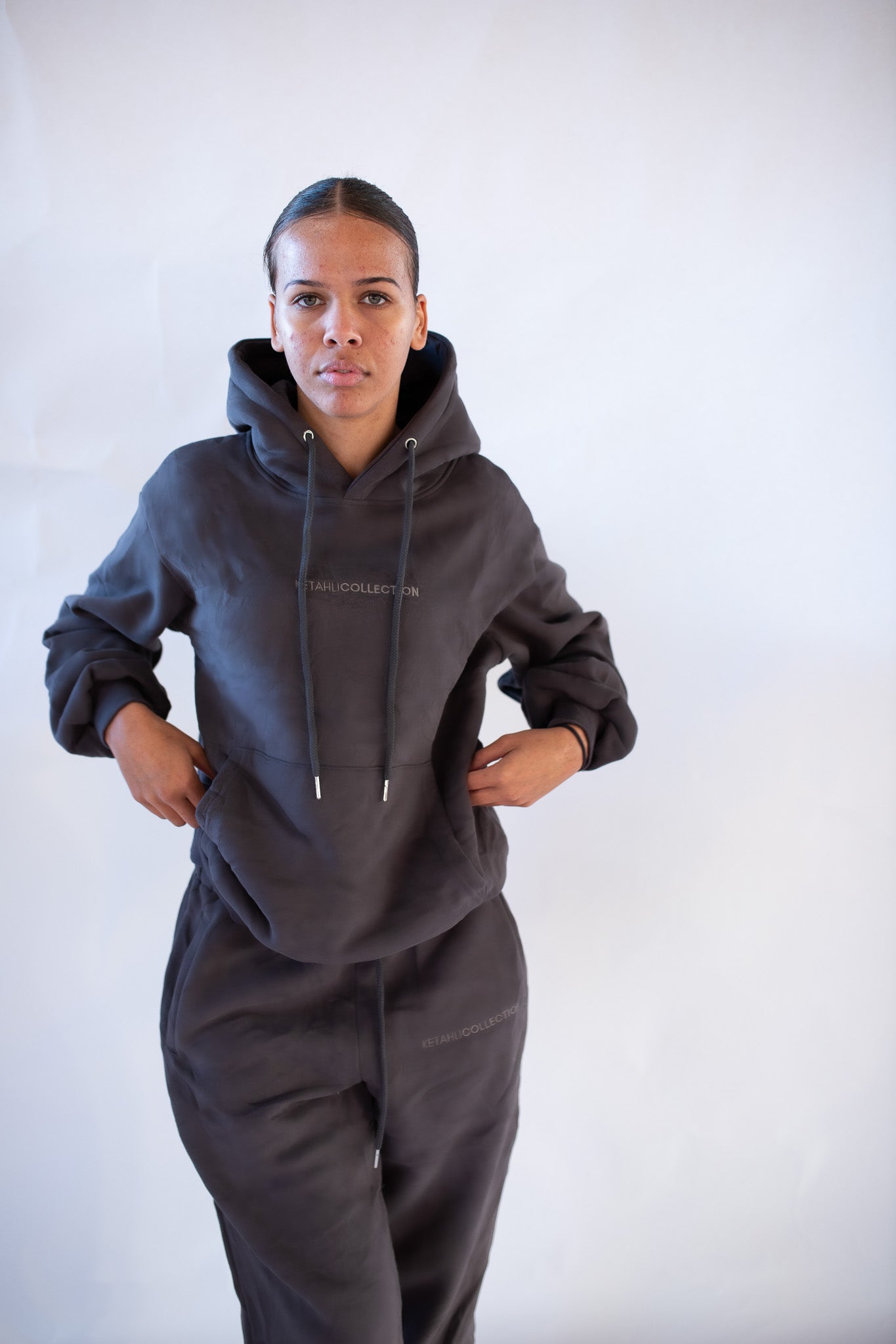 The Boyfriend Hoodie - Charcoal