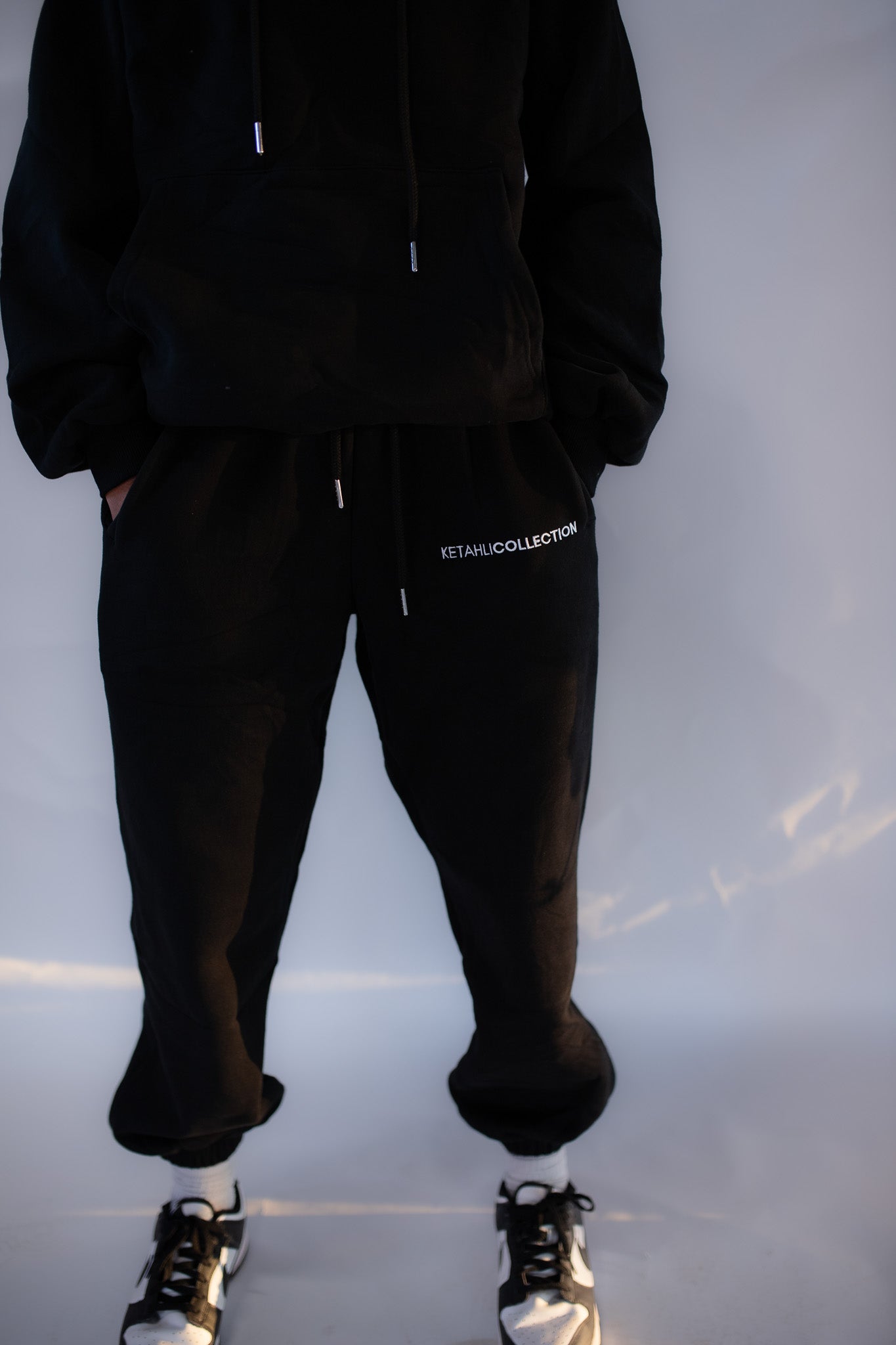 The Boyfriend Trackies -  Black